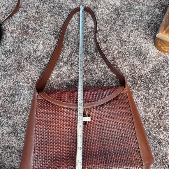 Bally in Rich Brown Woven Shoulder Bag Late 90s/ Early 20s - Picture 9 of 16